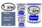 Preview: Mazda, Sport Blue Metallic, U1 / 38Y: 1L Lackdose + 1L Klarlack + 500ml Härter - Set, von ATW Autoteile West.